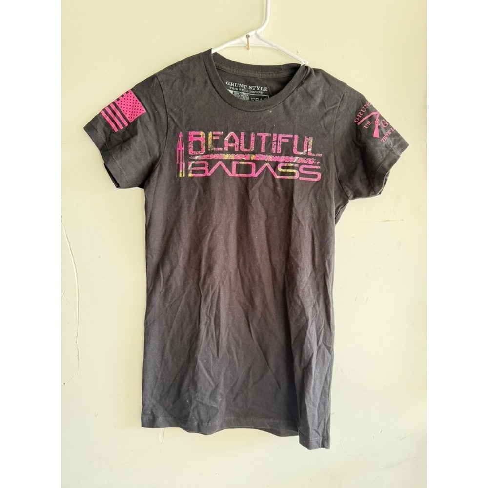 grunt style tee patriotic graphic tshirt military style casual streetwear S